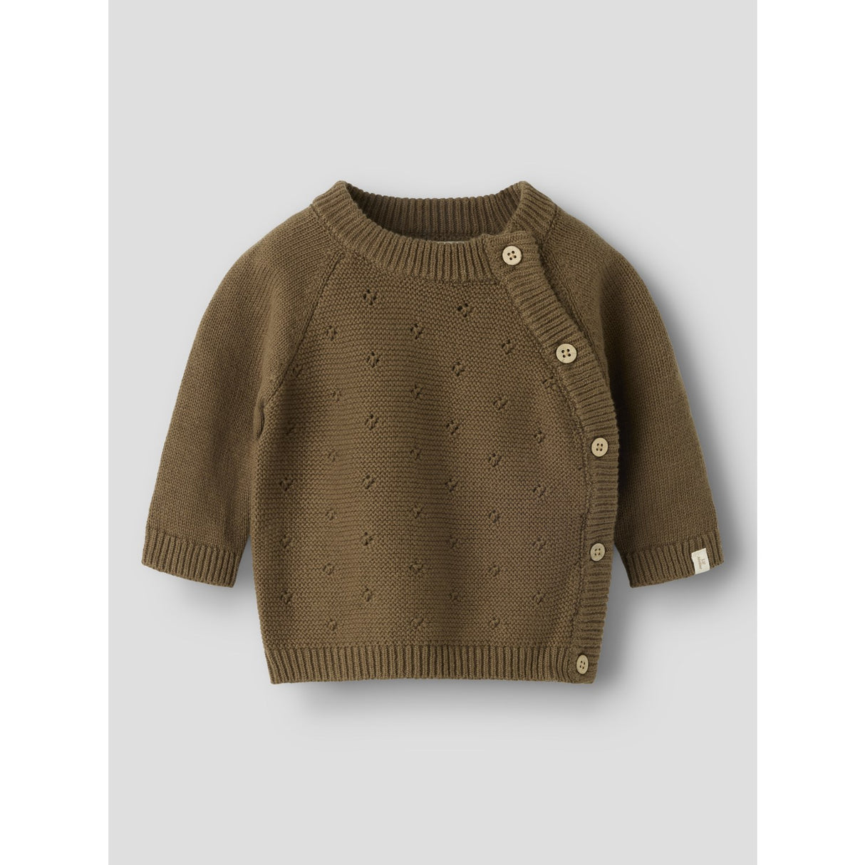 Lil'Atelier Teak Nbnlaguna Ls Slå-om Strik Lil