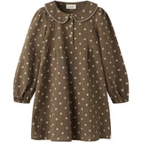 Lil'Atelier Teak Nmfhulla Ls Loose Kjole Lil