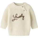 Lil'Atelier Turtledove Lovely Nbfemlen Emb Ls Strik Lil