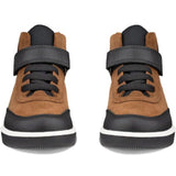 Ecco Black/Camel/Black Street Court K H Sneaker
