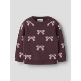 Name It Catawba Grape Mauve Shadows Bow Nmfrekka Ls Strik