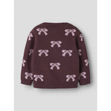 Name It Catawba Grape Mauve Shadows Bow Nmfrekka Ls Strik