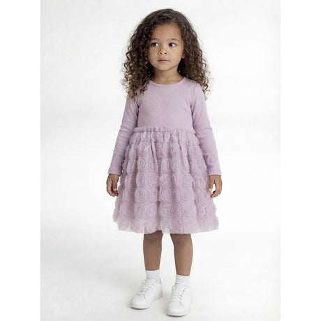 Name It Mauve Shadows Nmfsykia Tyl Ls Kjole