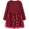 Name It Red Dahlia Nmfrosally Ls Kjole