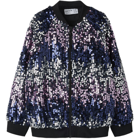 Name It Evening Blue Nmfrory Ls Bomber