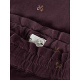Name It Catawba Grape Glitter Bow Nmfbella Wide Cord Glitter Bukser 4510-Yt