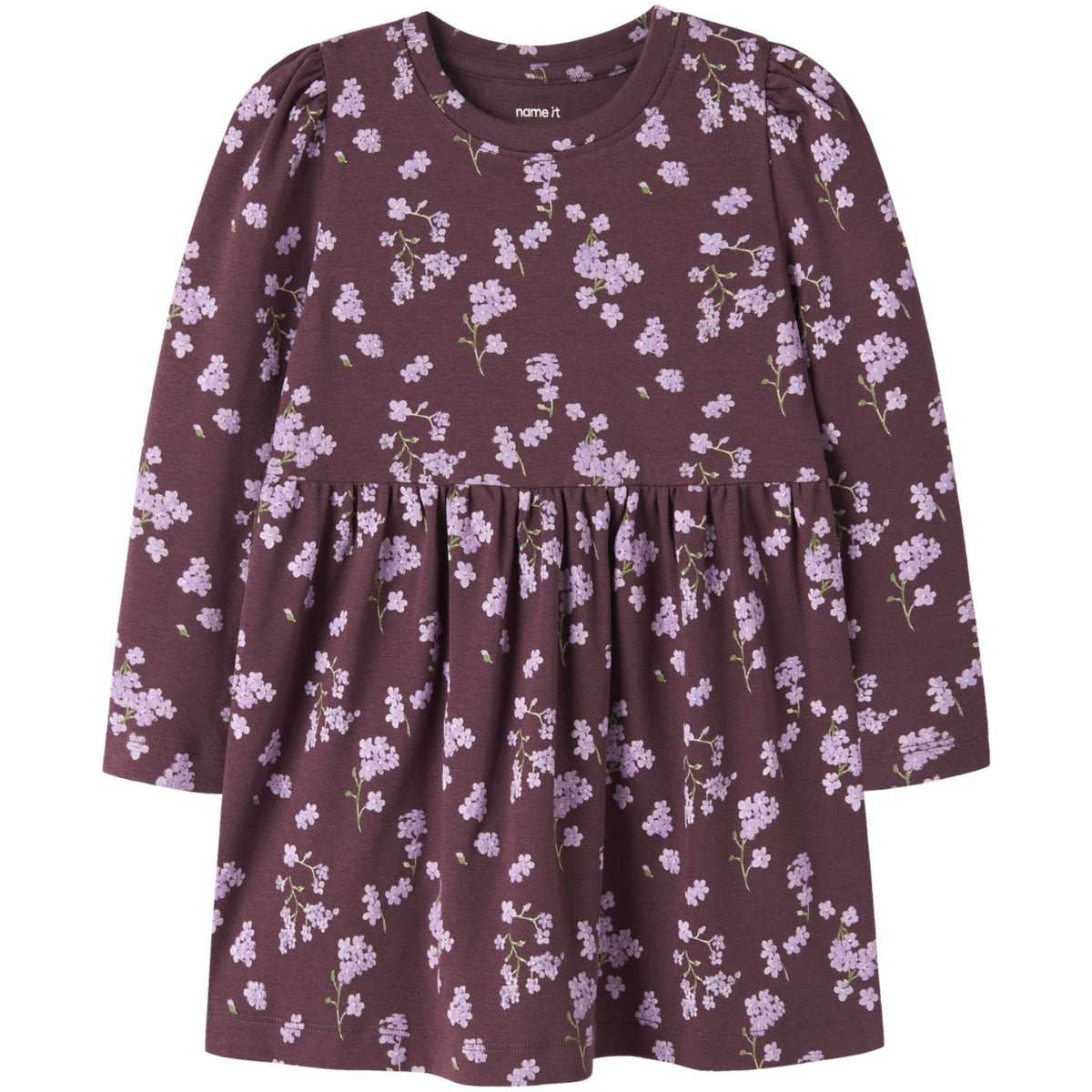 Name It Catawba Grape Nmfraffi Ls Xsl Kjole
