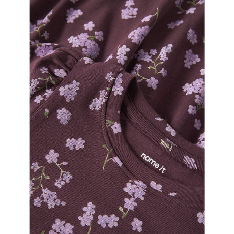 Name It Catawba Grape Nmfraffi Ls Xsl Kjole