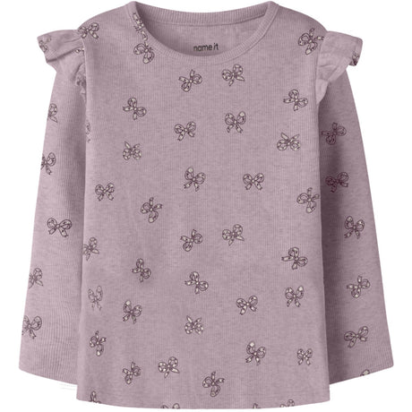 Name It Mauve Shadows Nmfrulies Ls Top