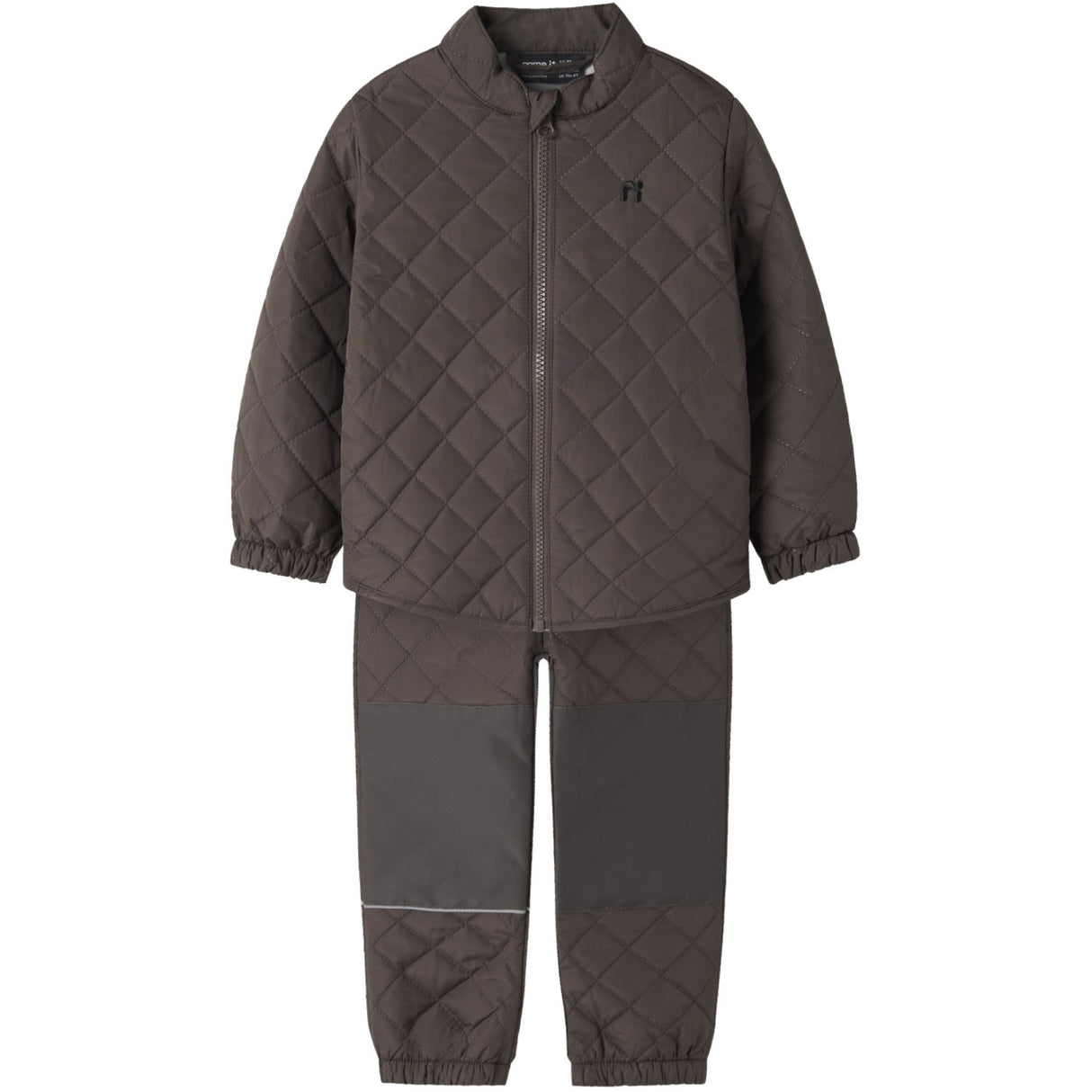 Name It Seal Brown Nmnchilly Quilt Sæt Fo Noos