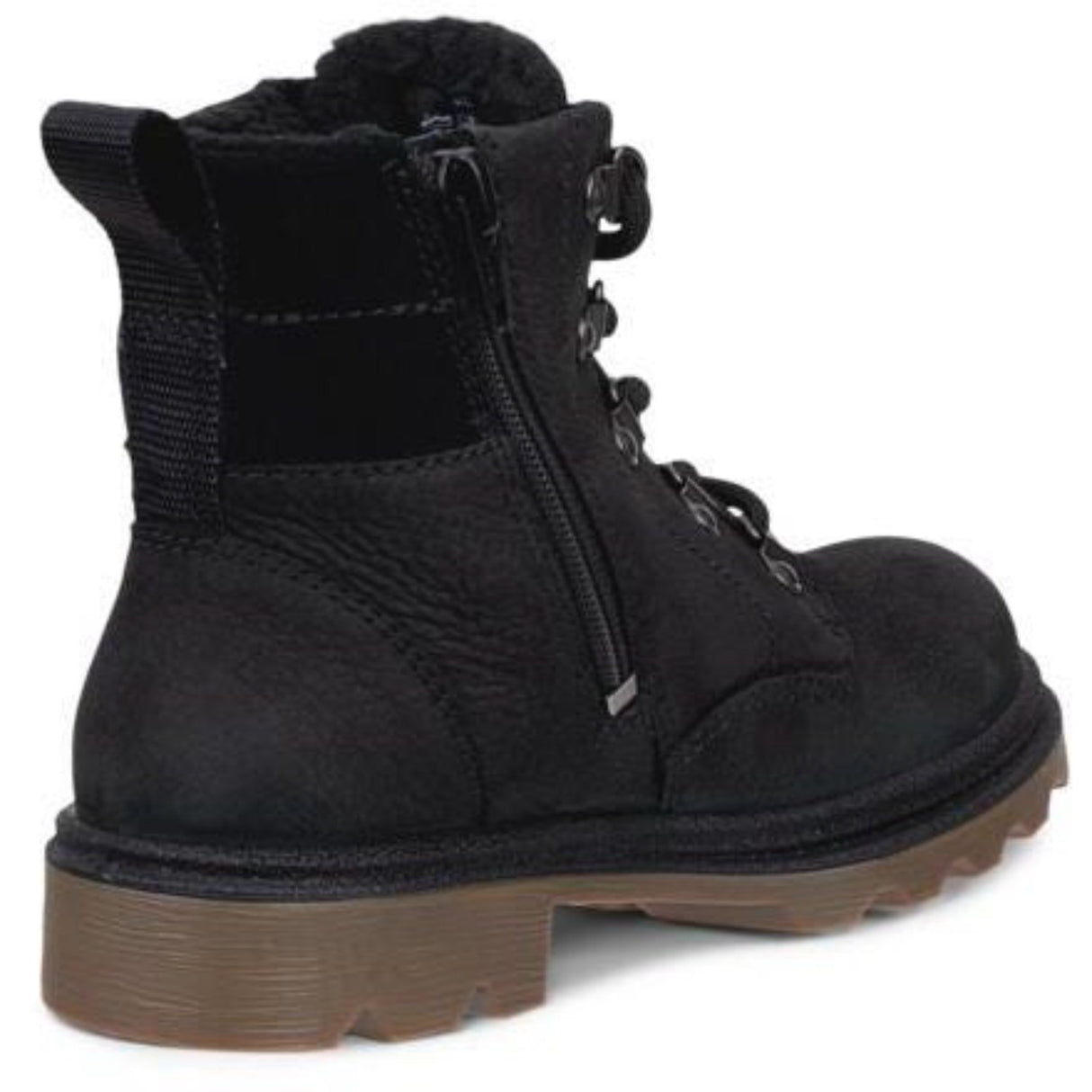 Ecco Black Grainer K Lace Up Støvle