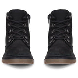 Ecco Black Grainer K Lace Up Støvle