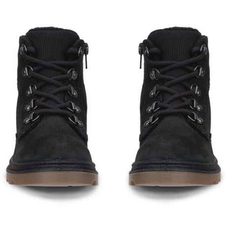 Ecco Black Grainer K Lace Up Støvle