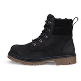 Ecco Black Grainer K Lace Up Støvle