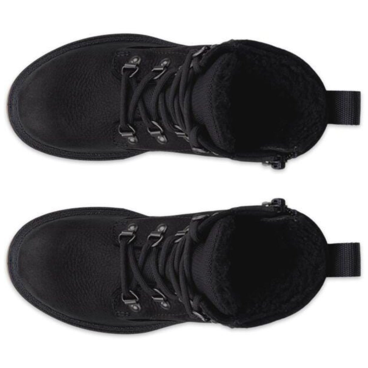 Ecco Black Grainer K Lace Up Støvle