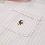 Polo Ralph Lauren Bath Pink/White Striped Oxford Oxford Bd Pant Sleep Sæt C