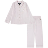 Polo Ralph Lauren Bath Pink/White Striped Oxford Oxford Bd Pant Sleep Sæt C