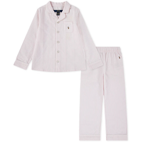 Polo Ralph Lauren Bath Pink/White Striped Oxford Oxford Bd Pant Sleep Sæt C