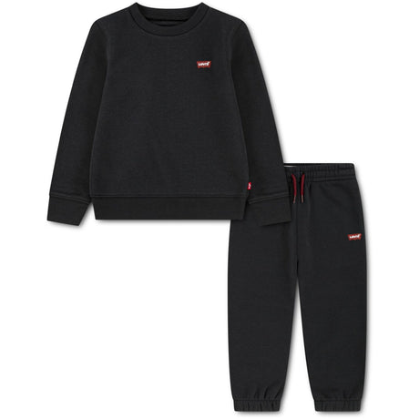 Levi's Jet Black Hættetrøje & Jogger Sæt