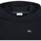 LACOSTE Noir Core Fleece Pullover Hoodi