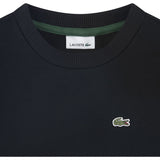 LACOSTE Noir Core Fleece Crew