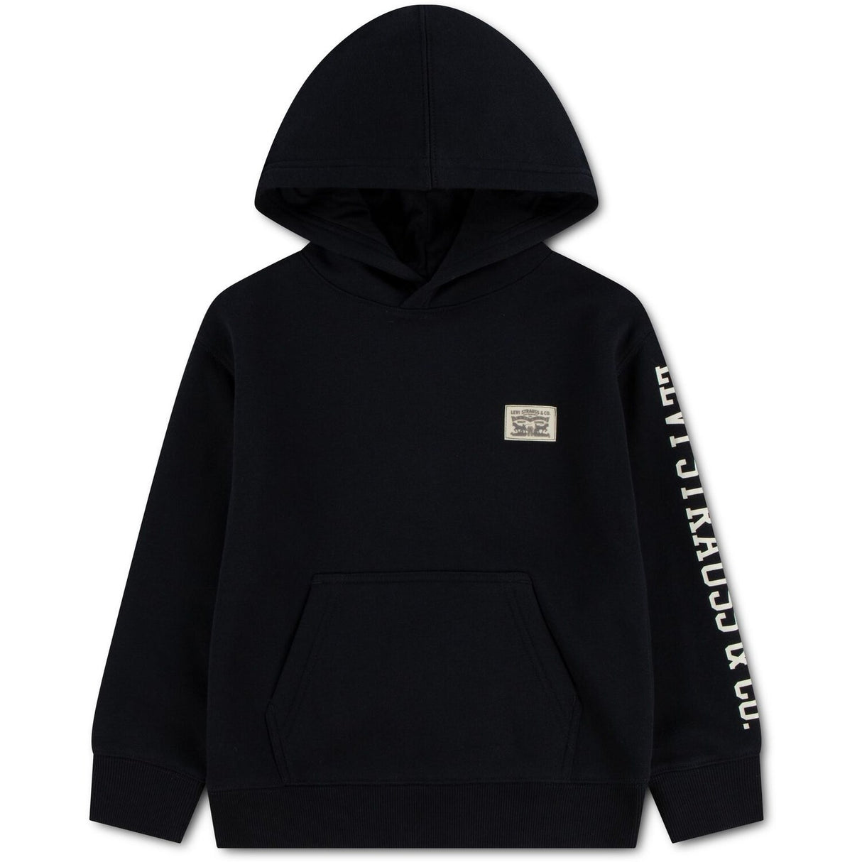 Levi's Jet Black Sleeve Hit Hættetrøje