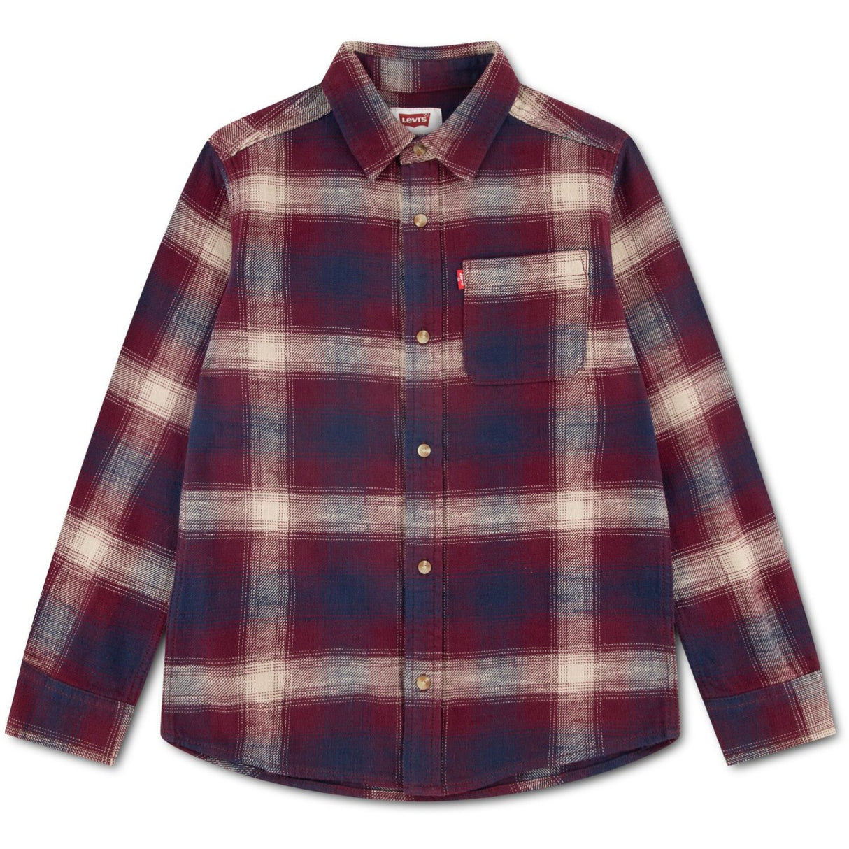 Levi's Tawny Port Shadow Plaid Skjorte
