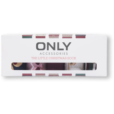 kids ONLY Cabernet Kogchristmas 5-Pack Strømper I A Box Acc