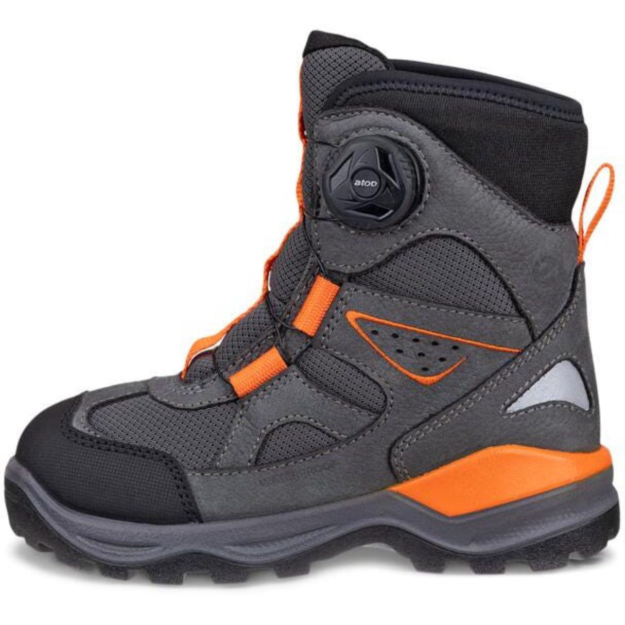 Ecco Black/Magnet Snow Mountain Side Atop