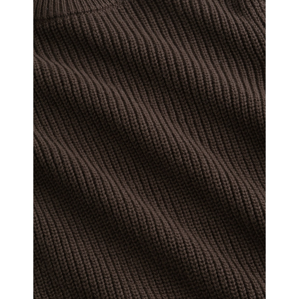 Les Deux Kids Molé Brown Rib Crewneck Strik Kids