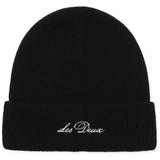 Les Deux Kids Black Signature Beanie Kids