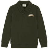 Les Deux Kids Rosin Green College Rugby Polo Sweatshirt Kids