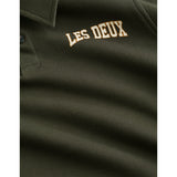 Les Deux Kids Rosin Green College Rugby Polo Sweatshirt Kids