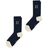 Les Deux Kids Dark Navy Core Strømper 2-Pak Kids