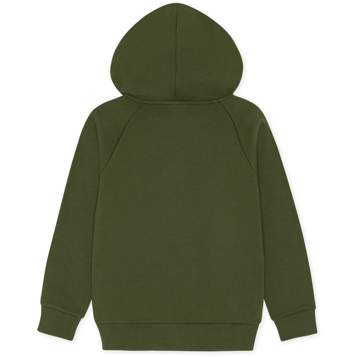 Les Deux Kids Rifle Green Core Contrast Lynlås Hættetrøje Kids