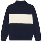 Les Deux Kids Dark Navy Lynlås Rugby Sweatshirt Kids