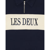 Les Deux Kids Dark Navy Lynlås Rugby Sweatshirt Kids