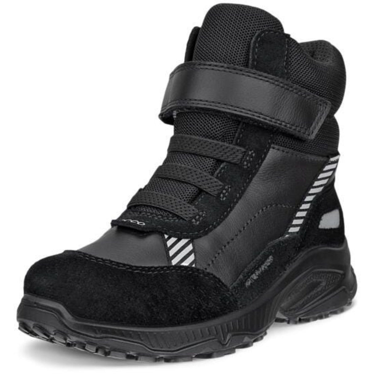 Ecco Black Receptor Xp K Velcro Støvle