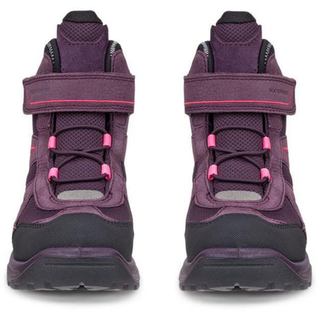 Ecco Vinterstøvle Black/Mauve/Mauve Snow Mountain K 1S Lace