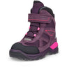 Ecco Vinterstøvle Black/Mauve/Mauve Snow Mountain K 1S Lace