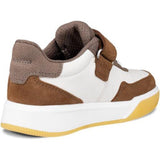 Ecco Camel/White/Marron Street Court K Læder