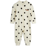Mini Rodini Off-White Dots AOP Dog Buksedragt