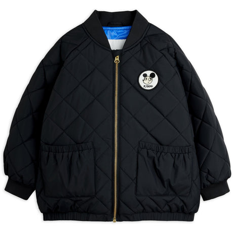 Mini Rodini Black Ritzratz Patch Quiltet Puffer
