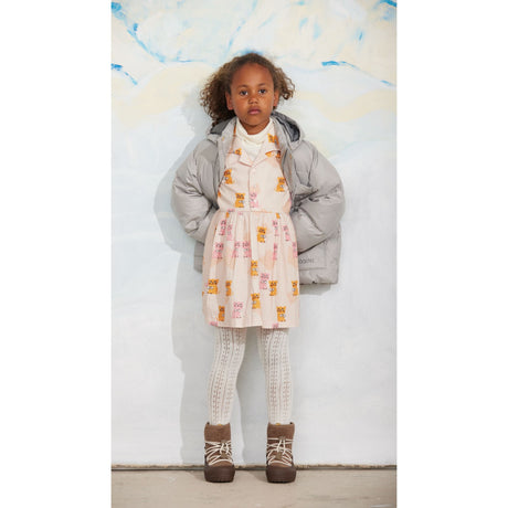 Mini Rodini Multi Kittens AOP Woven Ls Kjole