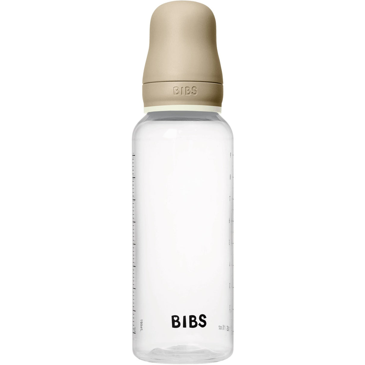 Bibs Vanilla GLOW Baby Flaske Round Silikone 1-Pack 270 Ml Medium Flow