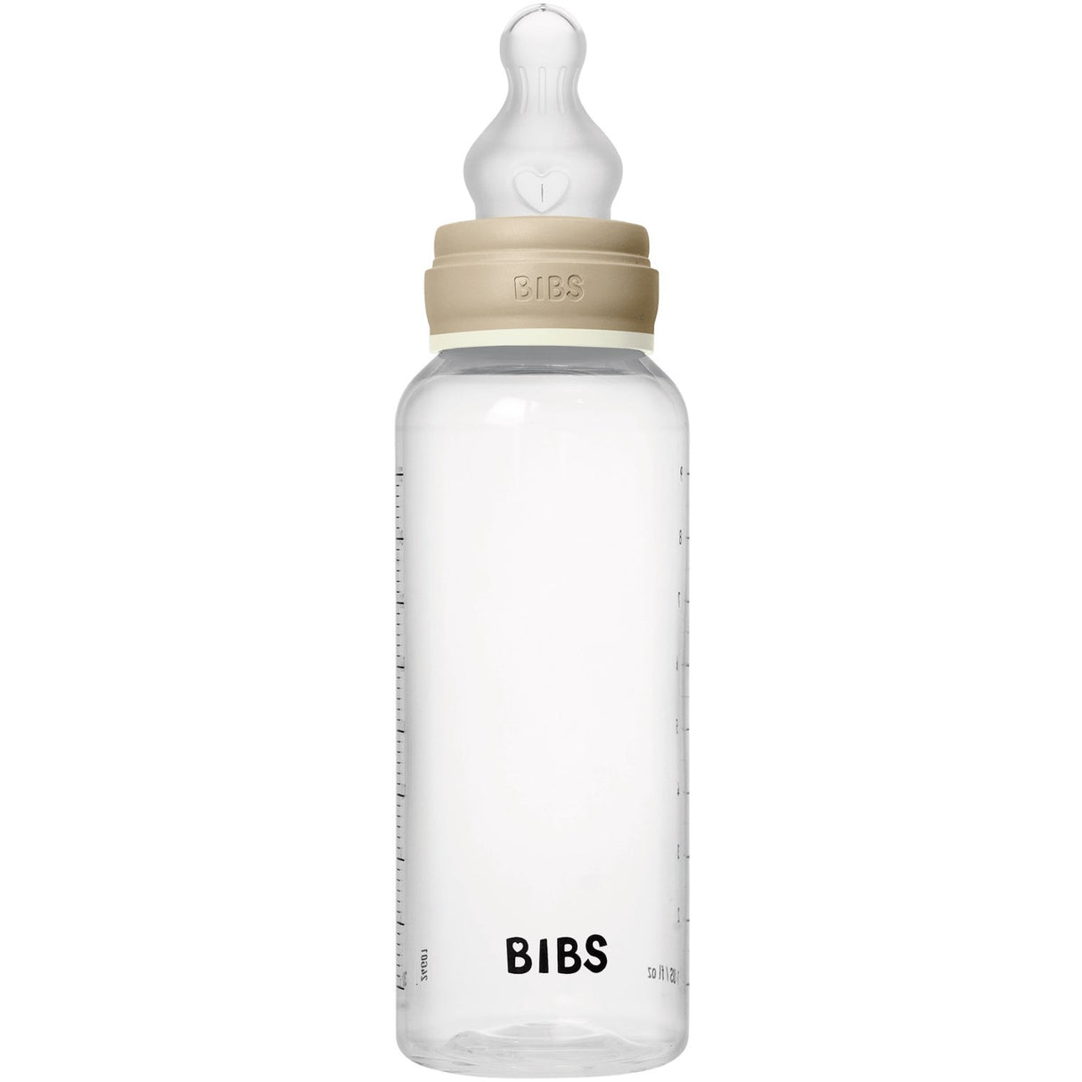 Bibs Vanilla GLOW Baby Flaske Round Silikone 1-Pack 270 Ml Medium Flow