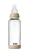 Bibs Vanilla GLOW Glass Baby Flaske Round Silikone 1-Pack 240 Ml Medium Flow