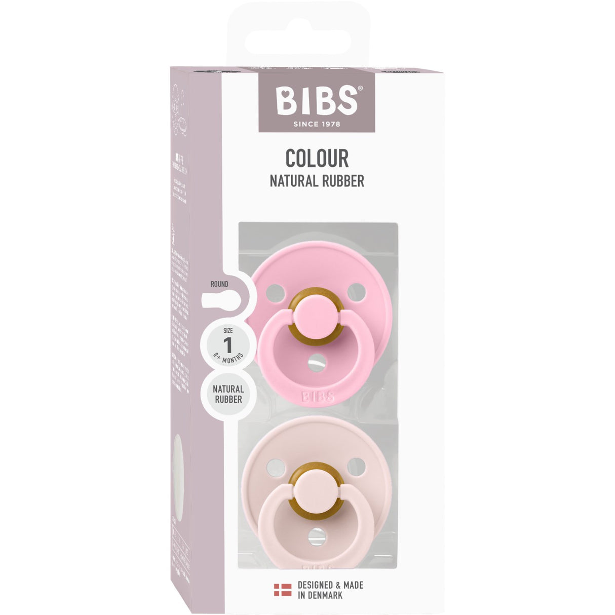 Bibs Petal / Baby Pink Sut Colour 2-Pak Latex