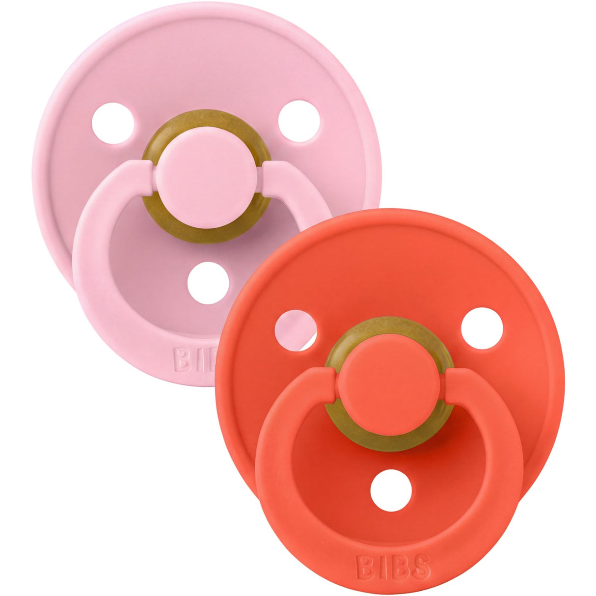 Bibs Baby Pink / Tango Sut Colour 2-Pak Latex