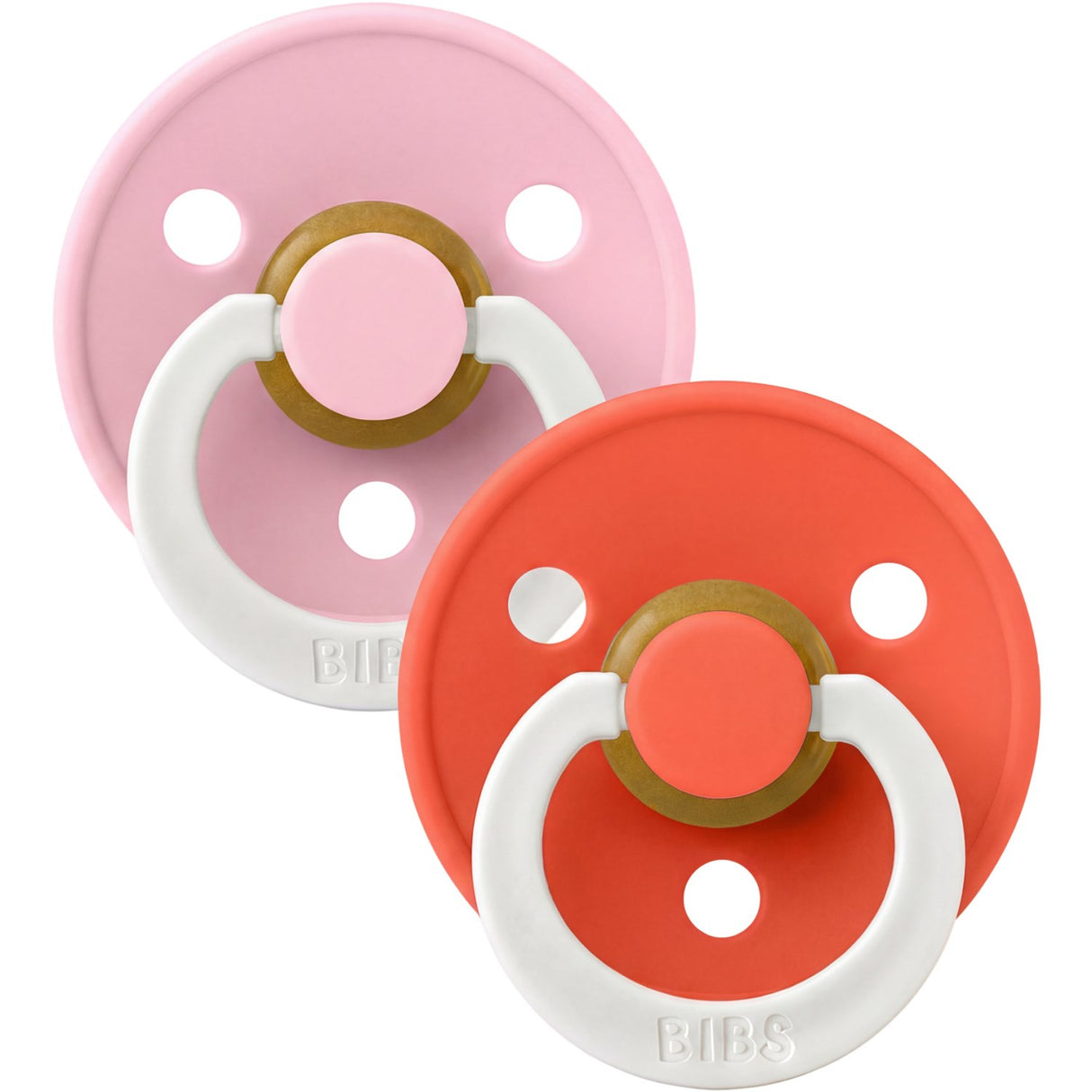 Bibs Baby Pink GLOW / Tango GLOW Sut Colour 2-Pak Latex